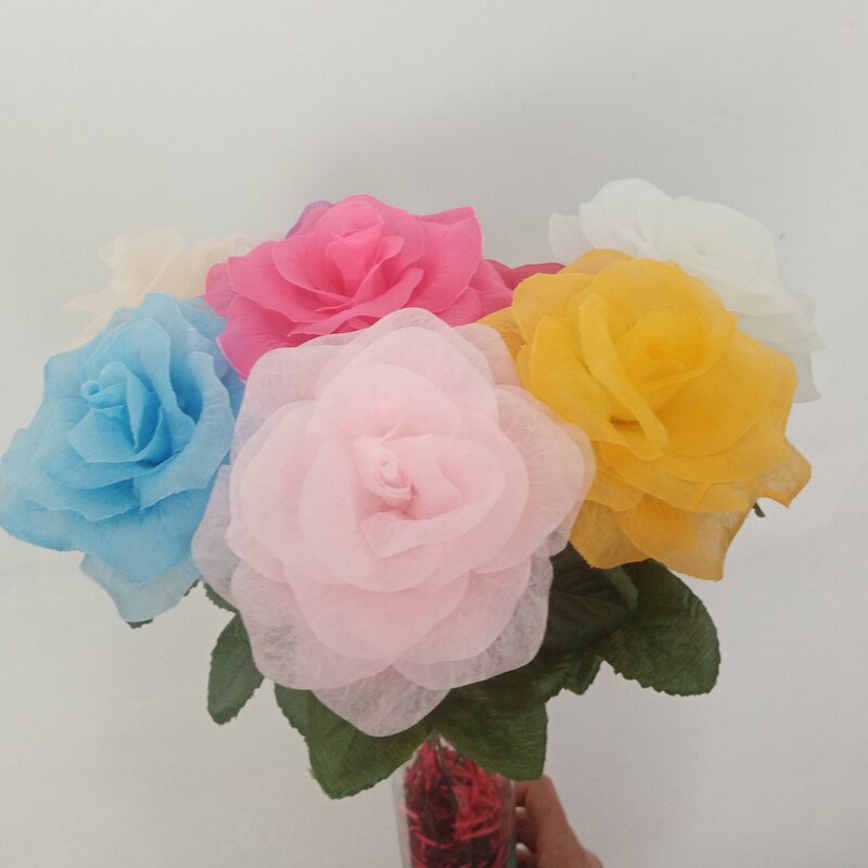 ♡شاخه گل رز، جنس لمسی، دارای سایز و رنگ های مختلف ♡