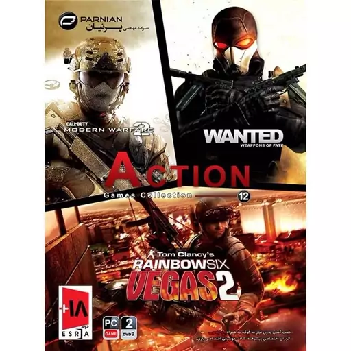 بازی کامپیوتر کالکشن بازیهای  اکشن
Action Games Collection 12 PC 2DVD9 پرنیان