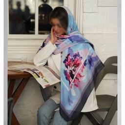 روسری نخی تابستانه طرح گل زیبا کد  ana- 1495  آنالیا اسکارف با ارسال رایگان