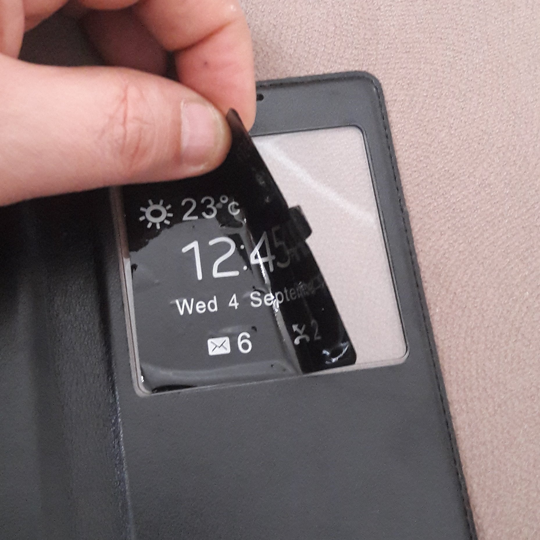 کیف کلاسوری چرمی فلیپ کاور سامسونگ نوتNote3neo/N7505