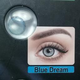 لنز چشم سالیانه رنگ آبی رویایی(BLUE DREAM )  ساخت کره  بامجوز بهداشت واستاندارد اروپا CE جدیترین رنگ آبی هدیه خریدجالنزی