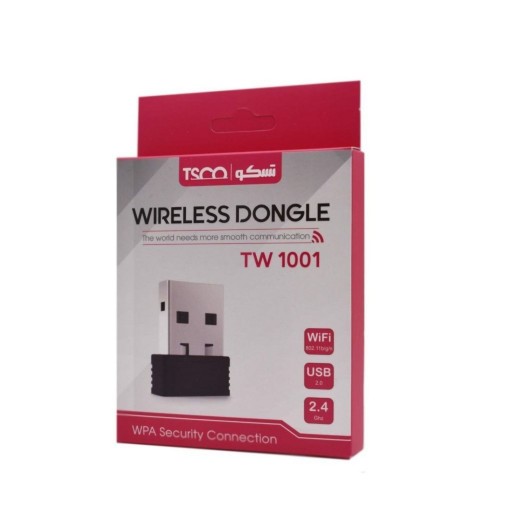 کارت شبکه USB بی سیم تسکو مدل TW 1001