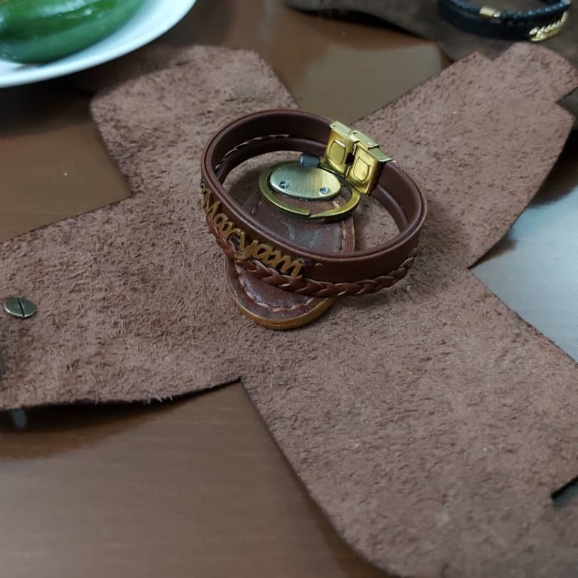 باکس هدیه قلبی چرم طبیعی برندST