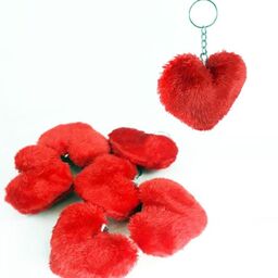 سر کلیدی قلب پولیشی سایز کوچک در رنگ های مختلف بسته 1 عددی