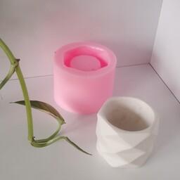 قااب سیلیکونی گلدان طرح دار سایز کوچک سفارشی ساز