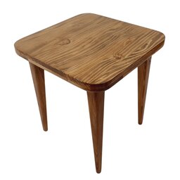 میز عسلی مربع تمام چوب طبیعی ابعاد 45 در 40 در 40 ارسال با  باربری بصورت پس کرایه