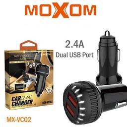 شارژر فندکی MOXOM مدل MX-VC02 به همراه کابل میکرو