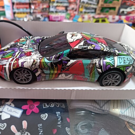 ماشین شارژی  graffiti model car