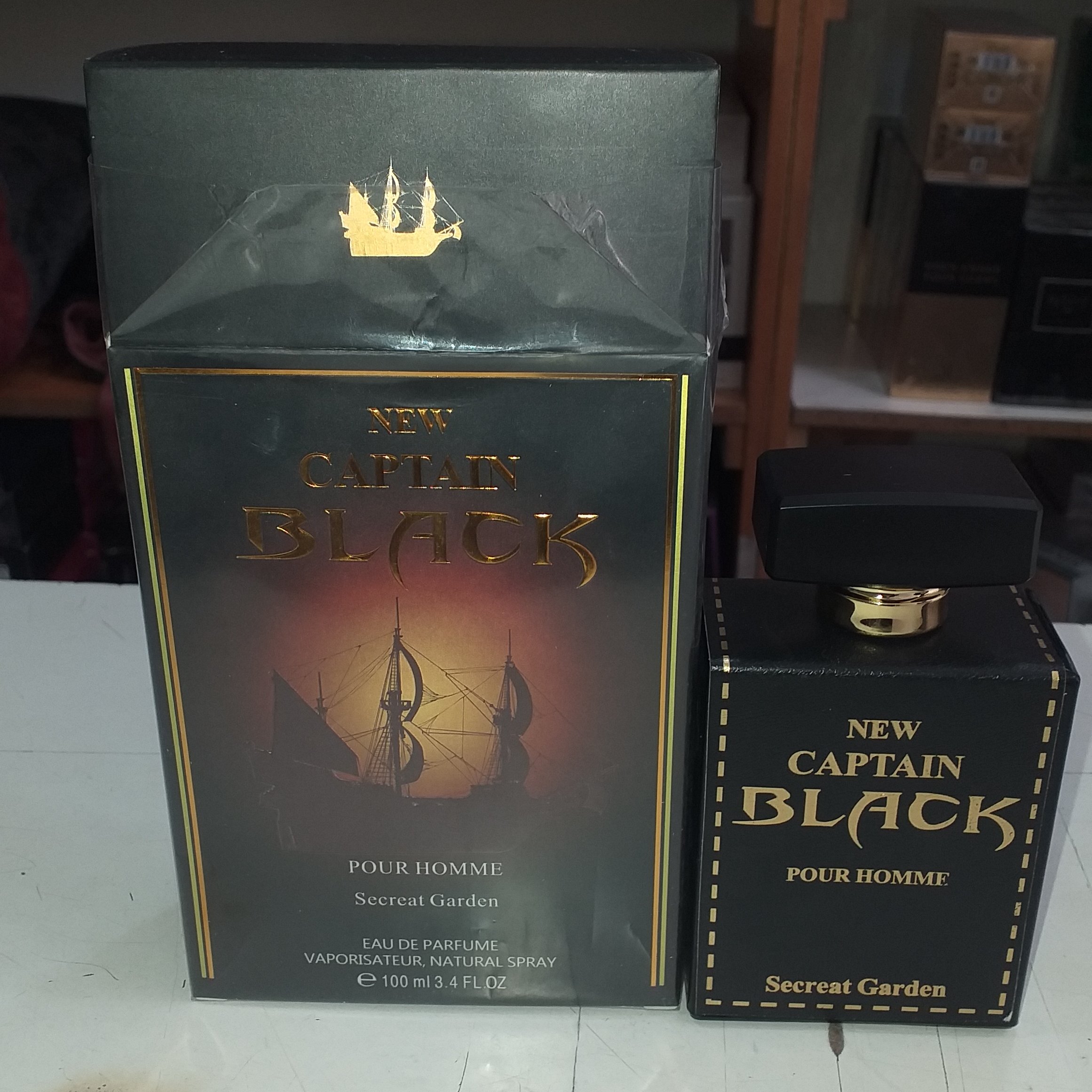 ادکلن NEW CAPITAN BLACK SECRET GARDEN ادکلن کاپیتان بلک سکرت گاردن