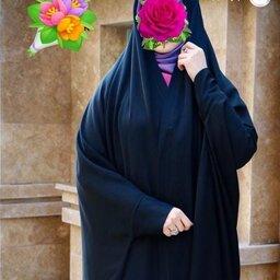 چادر مشکی مدل کارمندی جنس کرپ اعلای ایرانی بسیار مشکی با ایستایی عالی