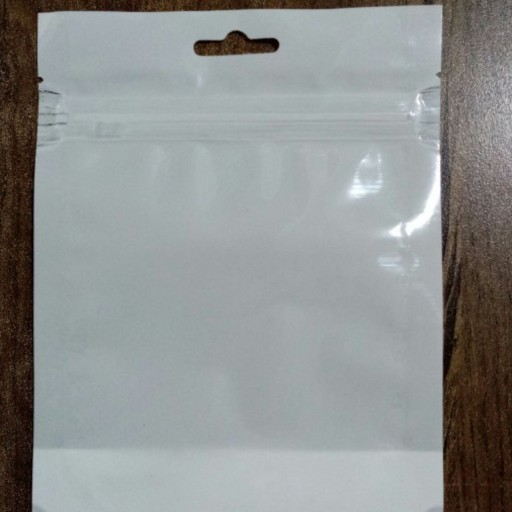 پاکت جلو شفاف پشت سفید  (پک 10 تایی 15 در 20)