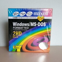 فلاپی دیسک مکسل maxell بدون قاب بسته 10 عددی هایپر گلسا 