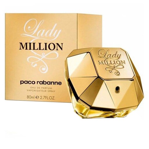 ادکلن پاکو رابان لیدی میلیون  Paco Rabanne Lady Million اصل و اورجینال بارکد دار  (80 میل )