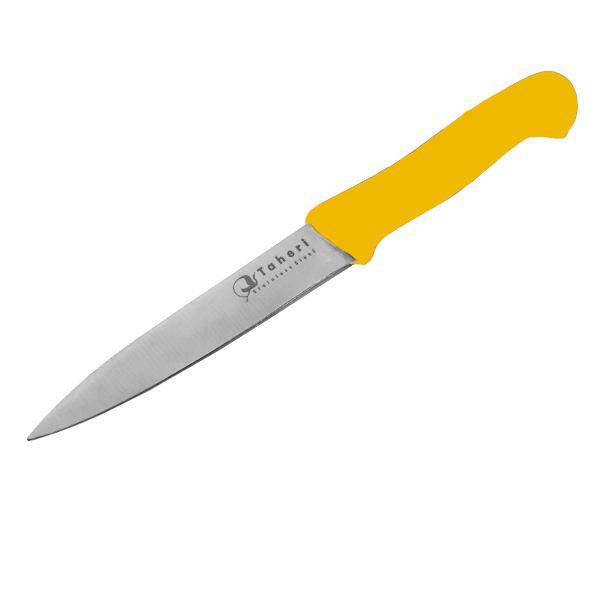 چاقوی کوچک آشپزخانه دم دستی طاهری تیغه آلمانی(کارد کوتاه استیل طاهری) کارد دم دستی طاهری