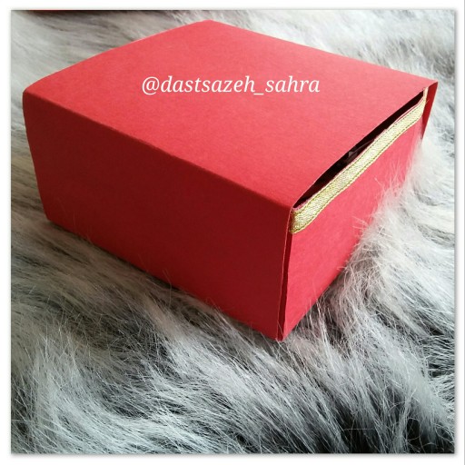 جعبه هدیه یا جعبه کادو دستساز کشویی با مقوای فابریانو