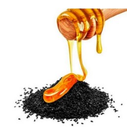 دوسین طبیعی و تازه طعام البرکت سیاهدانه عسل یک کیلو
