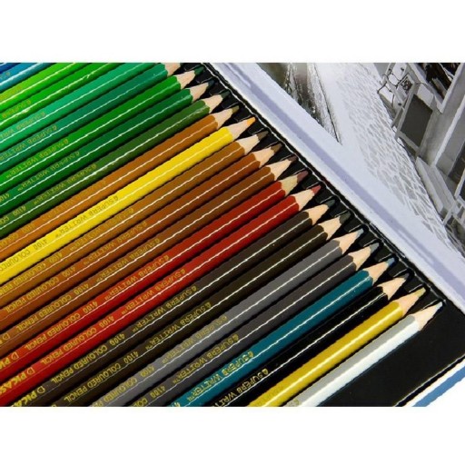 مداد رنگی 48 رنگ پیکاسو PICASSO - جعبه فلزی - اصلی (طرح ونیز )