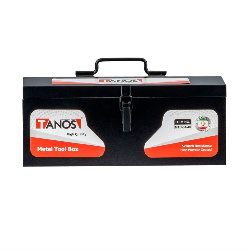جعبه ابزار صندوقی 40 سانتی متر TANOS مدل  BLACK 