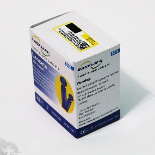 لنست سوزن تست قند خون چهارپر Easy Life Lancets