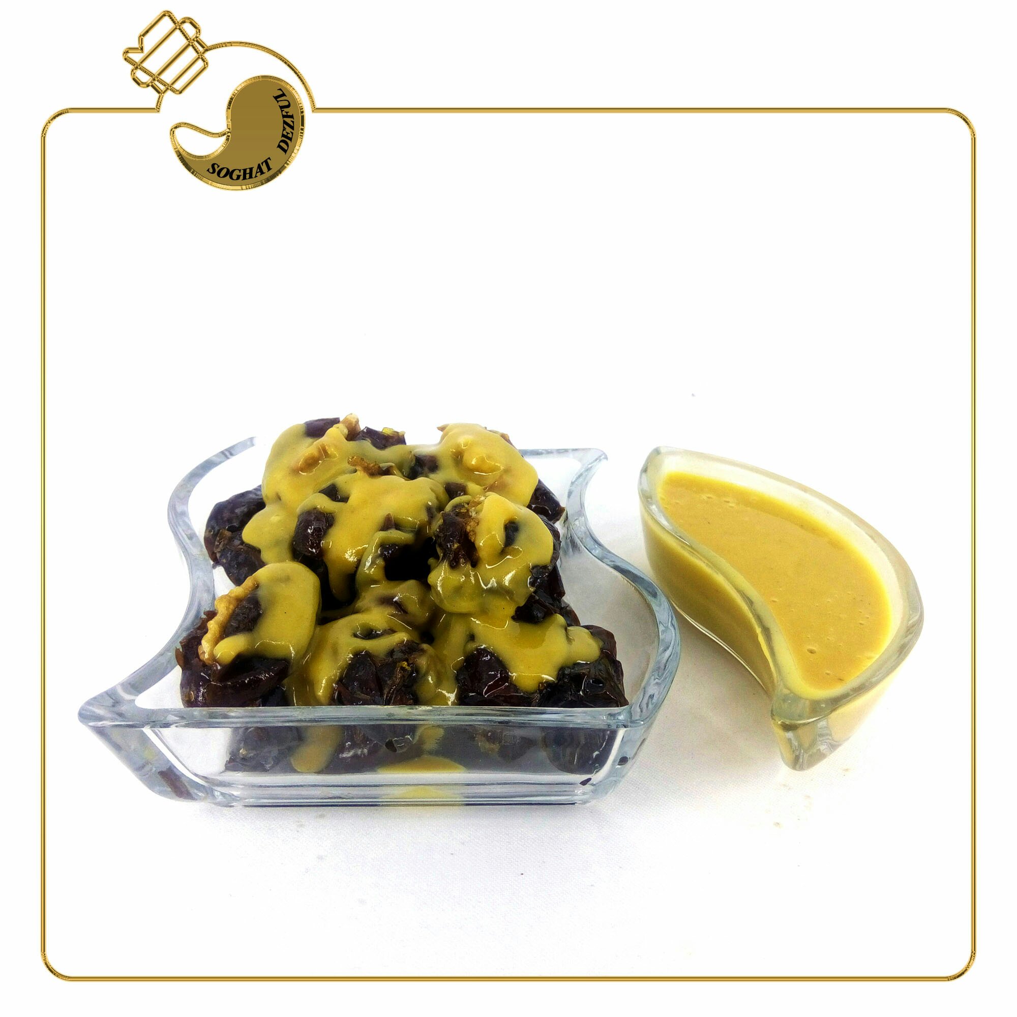 رنگینک خرمایی با مغز گردو (600گرم)