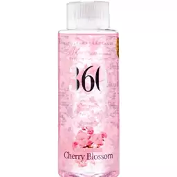 تونر پاک کننده آرایش صورت 360 مدل Cherry Blossom حجم 250میل هپی لیدی
