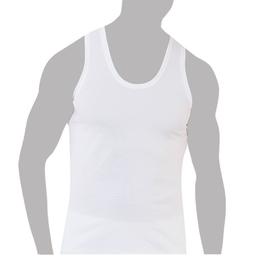 زیرپوش رکابی مردانه سفید نخ پنبه مارک اطلس درچهار سایز