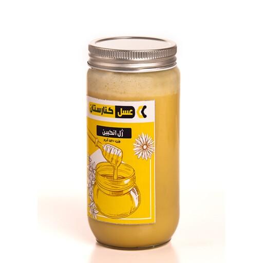 ژل اَنگبین(ترکیب 605 گرم عسل کنار  کاملا طبیعی و 15 گرم ژل رویال اصیل ایرانی(620  گرم خالص)