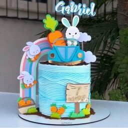 تاپر کیک دستسازه طرح خرگوش