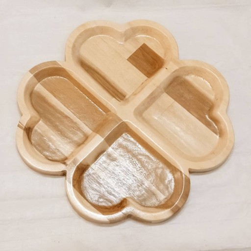 اردوخوری چوبی مدل  4 قلب