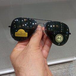 عینک آفتابی خلبانی مردانه و زنانه مارک ریبن شیشه ضد خش (رنگ مشکی)