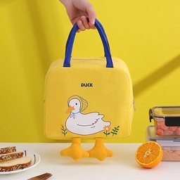کیف غذا سردو گرم اورجینال مناسب برای مدرسه پیک نیک سرکار مدل اردک  