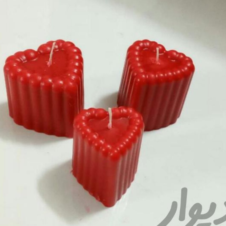 شمع طرح قلب در پک مبلمونسرا مدل 284145