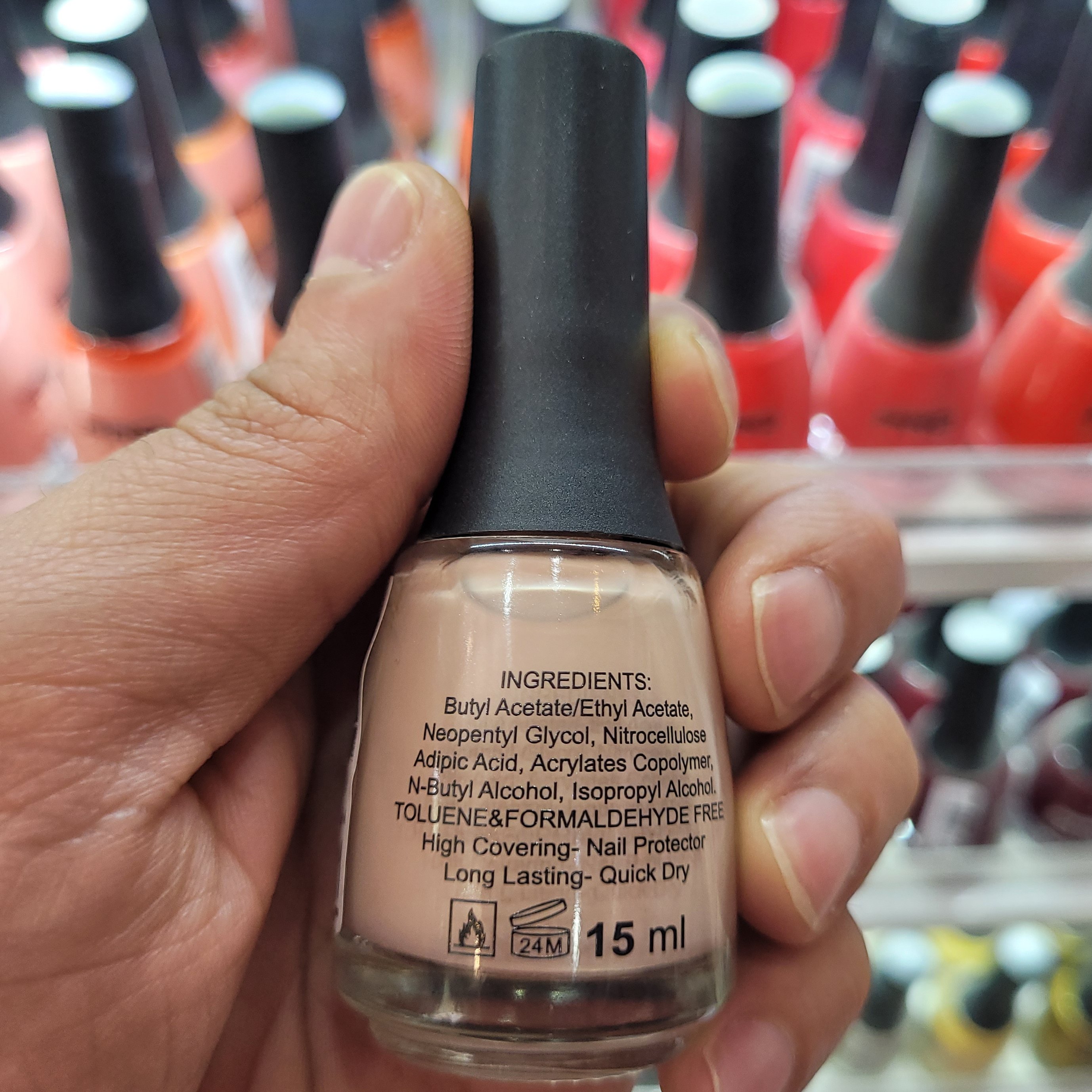 لاک ناخن شاین 15 میل پرو چیزا شماره 521