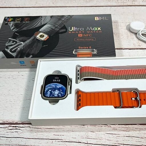 ساعت هوشمند اولترا مدل BML ultra max کیفیت بی نظیر