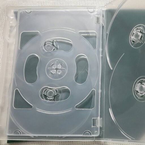 قاب سی دی 6 تایی شفاف