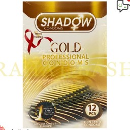 کاندوم طلایی برند شادو بسته 12 عددی
