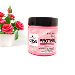 ماسک مو‌ پروتئینه  گلیس- داخل حمام-پروتئین مو-نرم کننده-تقویت کننده-آبرسان مو-ضد ریزش- ترکیه