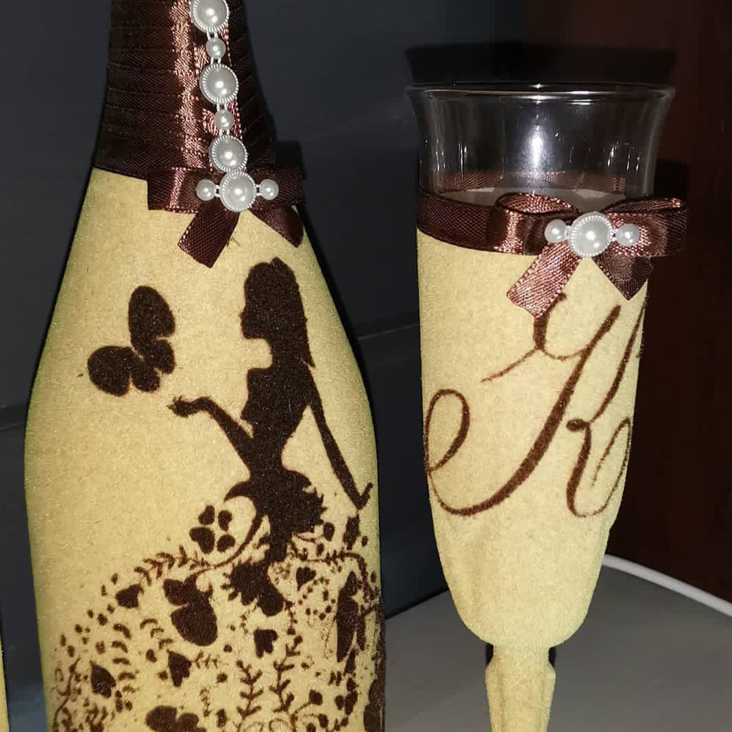 پودر مخمل پلی استر تُرک قهوه ای 30 گرم