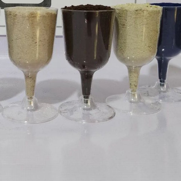 پودر مخمل پلی استر تُرک قهوه ای 30 گرم