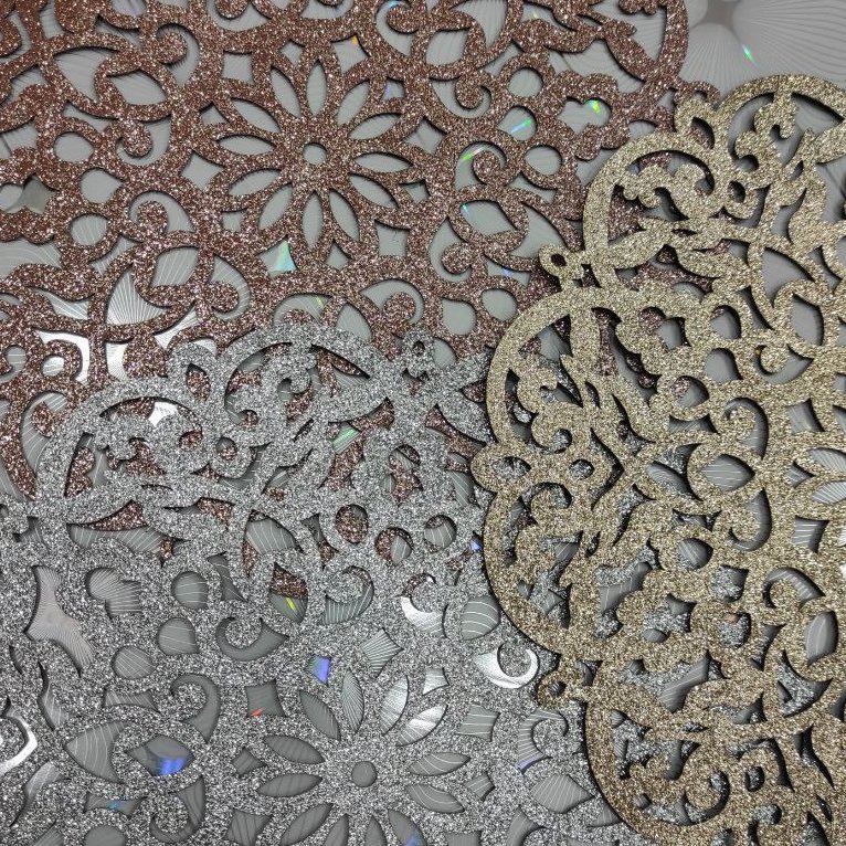 رومیزی 3تیکه اکلیلدار جنس چرم