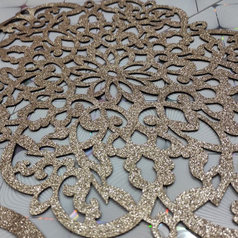 رومیزی 3تیکه اکلیلدار جنس چرم