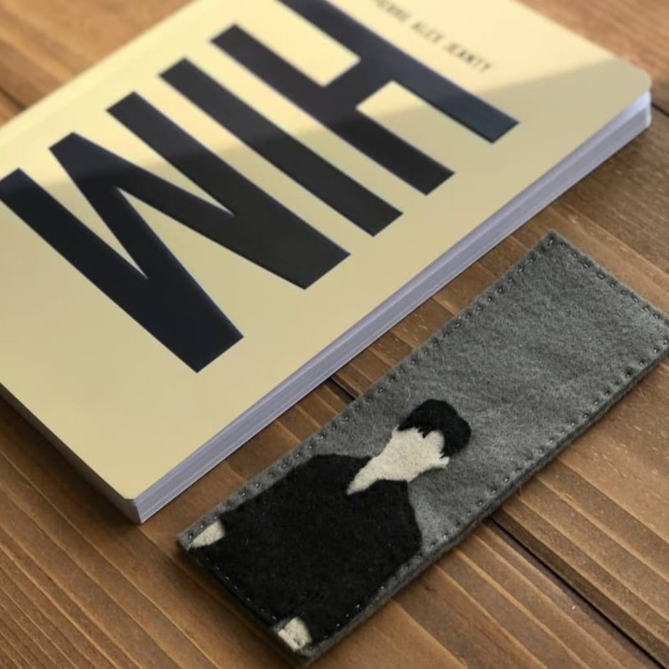 نشانگر کتاب (بوک مارک) دستدوز نمدی(جفت)