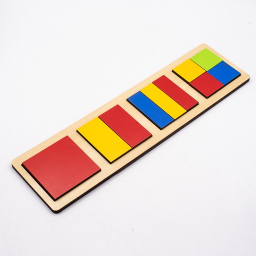پازل چوبی فکری رنگها و اشکال برای تقویت فکری کودکان و یادگیری شکل ها و رنگ ها