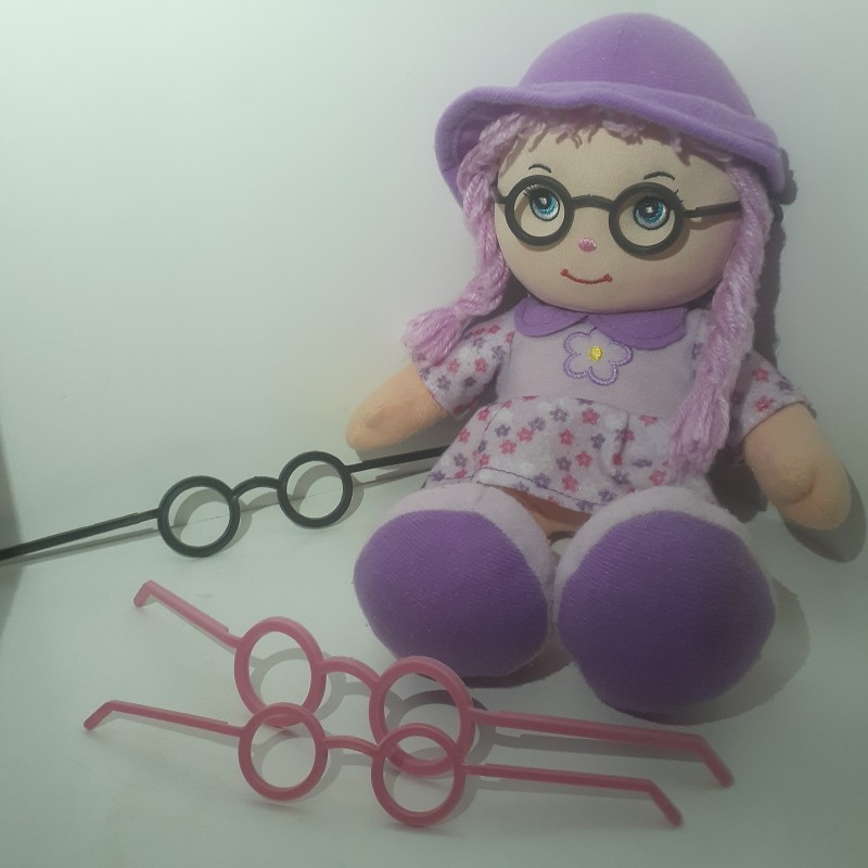 عینک عروسکی در دوسایز
