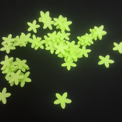 ستاره نمدی سبز روشن پک 50تایی دوسانتی ظریف