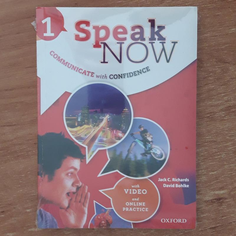 کتاب زبان اسپیک نو  Speak Now 1 به همراه کتاب کار سایز وزیری