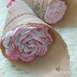 گل کاغذی کادویی بسیار زیبا 24 عددی