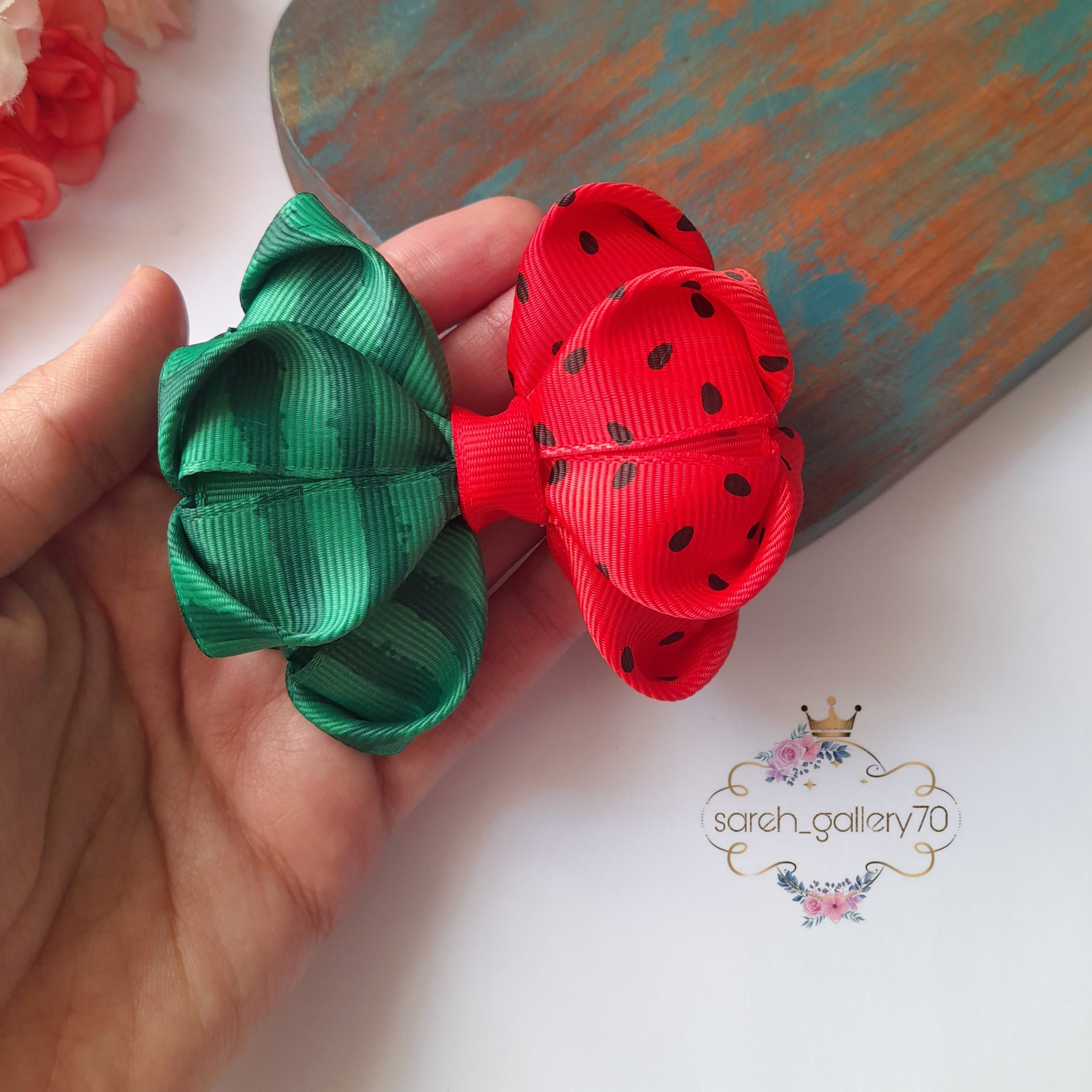 گلسر دخترانه یلدایی مدل پفکی دو رنگ