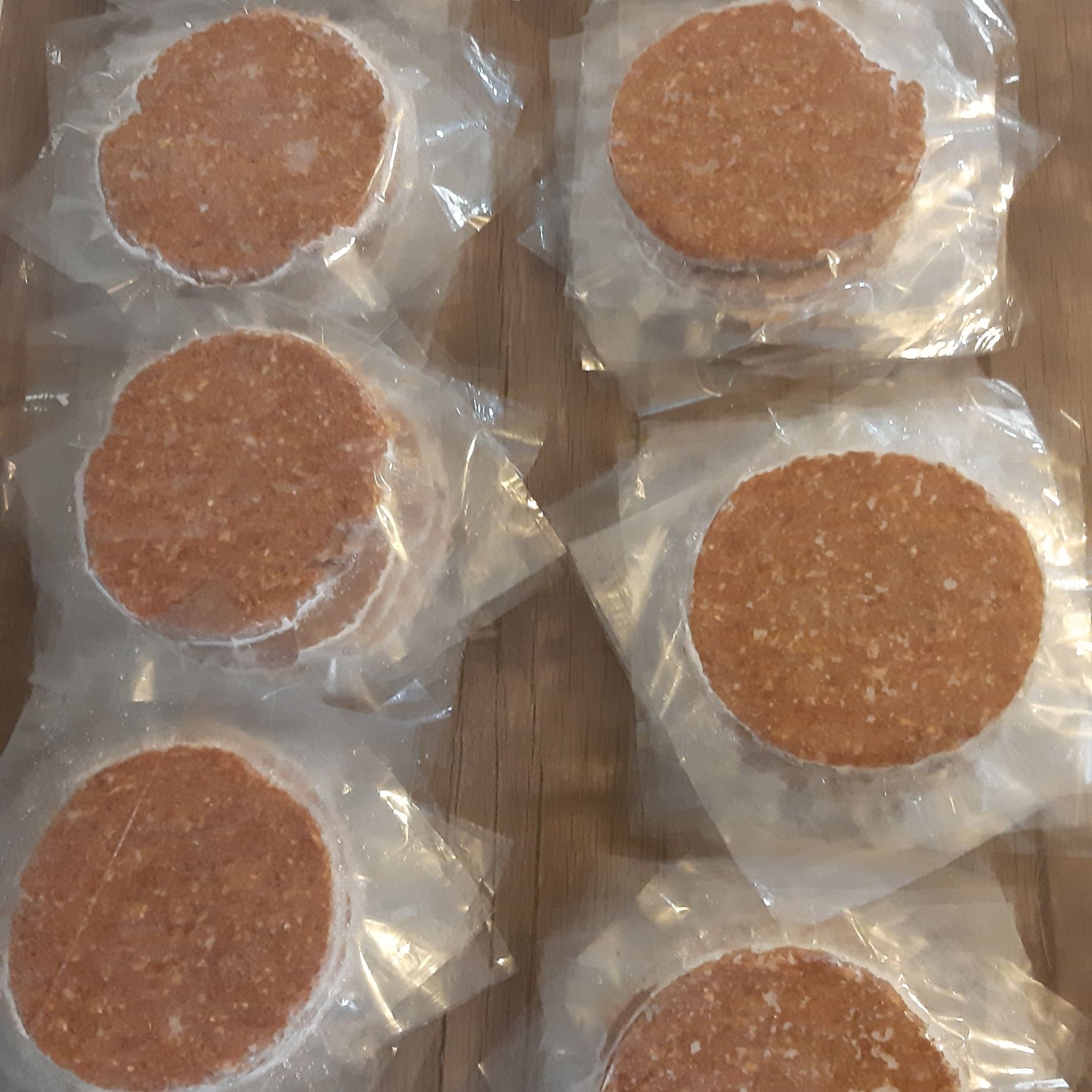 همبرگر دستساز خانگی 130 گرمی(پک 5 تایی)