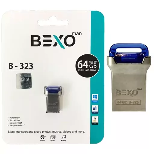 فلش 64 گیگ Bexo B-323 Silver

 کیفیت عالی گارانتی مادام العمر آونگ